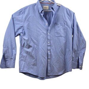 Oxford Men's Button-Down Shirt Size XL Blue Normcore